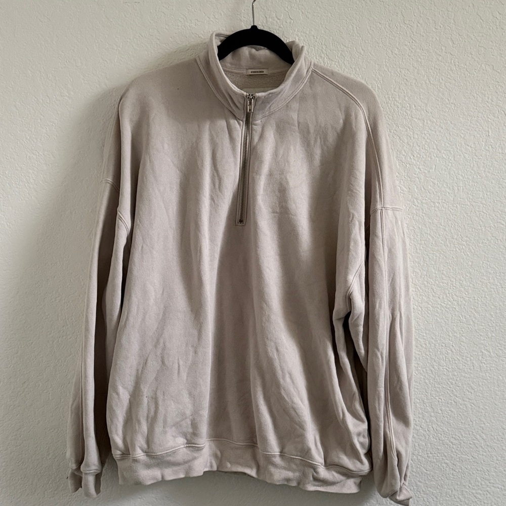 Abercrombie oversized half zip